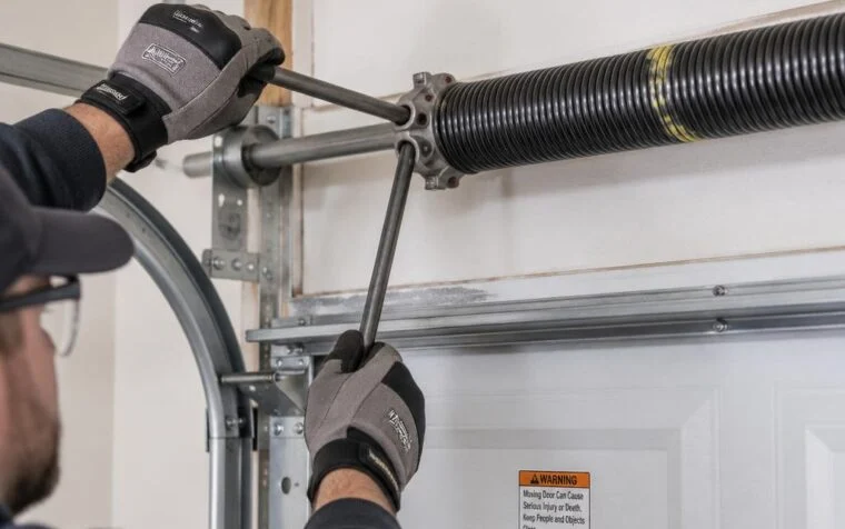Garage door torsion spring replacement in Orlando FL